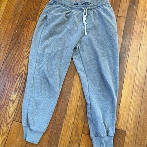 Large gray joggers